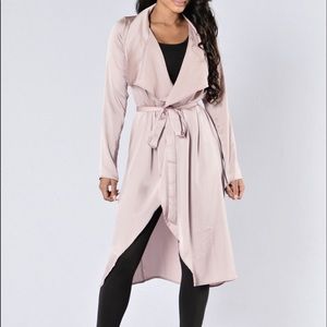 Mauve Lightweight Duster